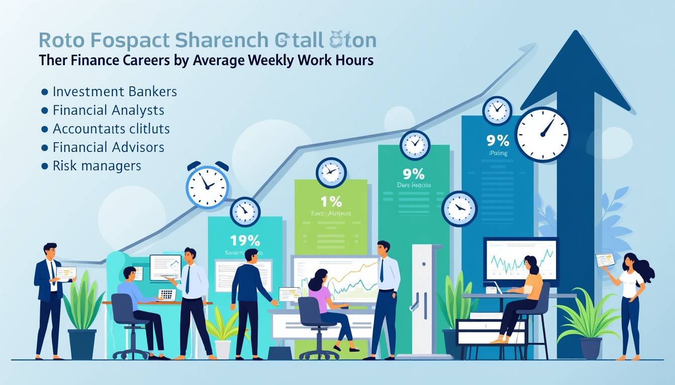 Discovering the top finance careers according to weekly work hours
