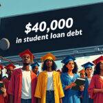 High school graduates of 2025 may confront $40,000 in student loan debt
