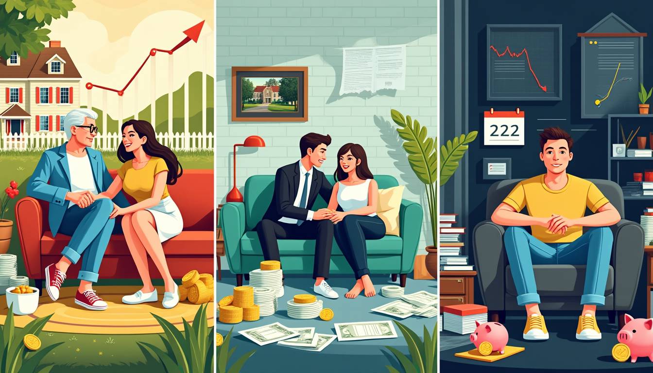 Millennials find their financial stability lacking compared to Gen X and baby boomer generations