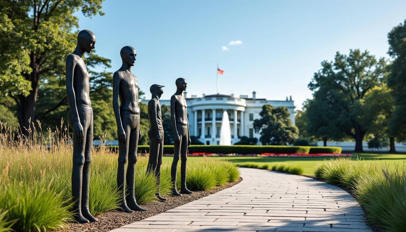 Trump Faces Embarrassment as Epstein ‘Walk of Shame’ Installation Emerges Near White House